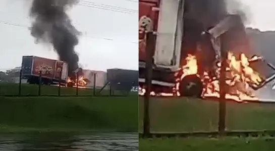 Não houve registro de vítimas na ocorrência