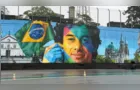Interlagos ganha mural com homenagem a Senna e São Paulo; veja
