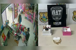 Homem é detido após furtar relógios em loja de Ponta Grossa; veja vídeo