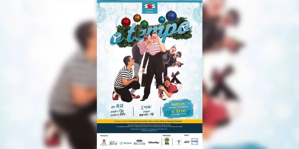 Imagem ilustrativa da imagem ONG promove espetáculo de Natal no Teatro Marista