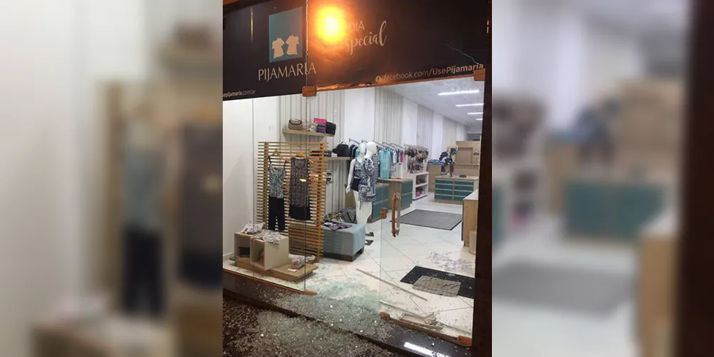Imagem ilustrativa da imagem Loja de pijamas é arrombada pela terceira vez em 36 dias
