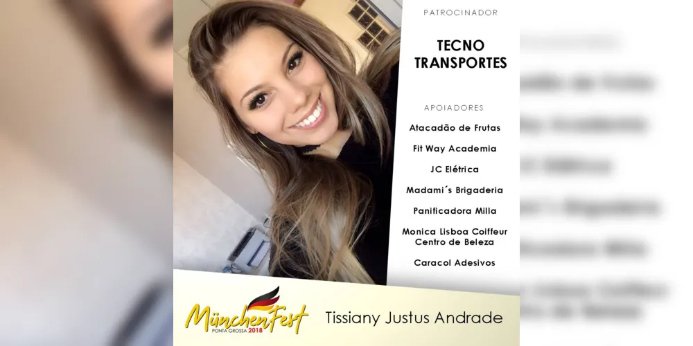 TISSIANY JUSTUS ANDRADE