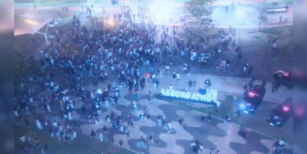 Segundo a Guarda Municipal, cerca de 500 pessoas participaram do 'Bloquinho'