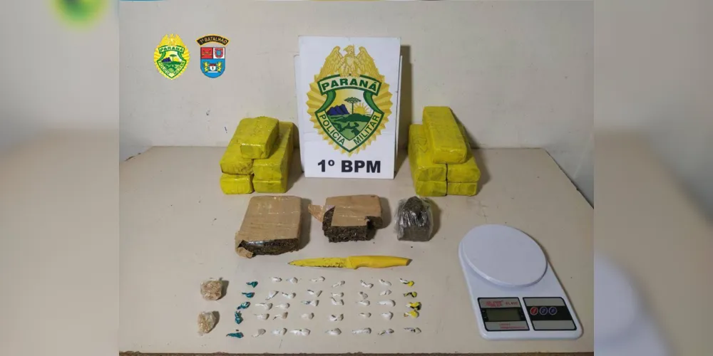 Na Nova Rússia, rapaz foi preso com quase seis quilos de maconha