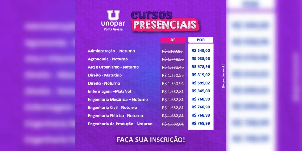cursos presenciais