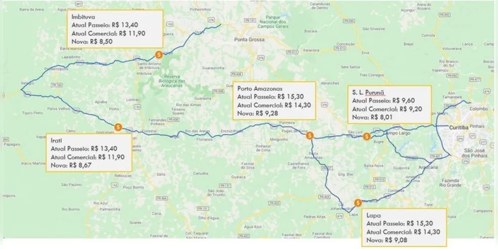 desconto em relação às tarifas atuais deve ser, em média, de 40% a 50%