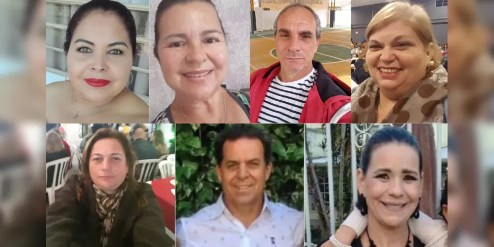 Seis profissionais que trabalhavam na rede estadual de ensino e  o motorista da van em que estavam morreram na colisão
