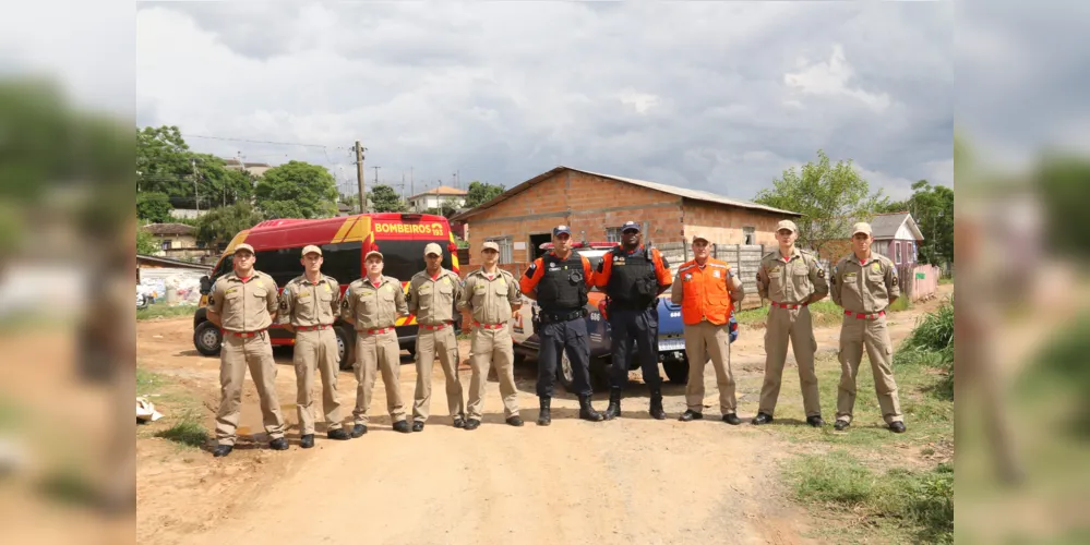 Trabalhos são da Secretaria de Segurança, em conjunto com os Bombeiros e da Coordenadoria Regional de Proteção e Defesa Civil