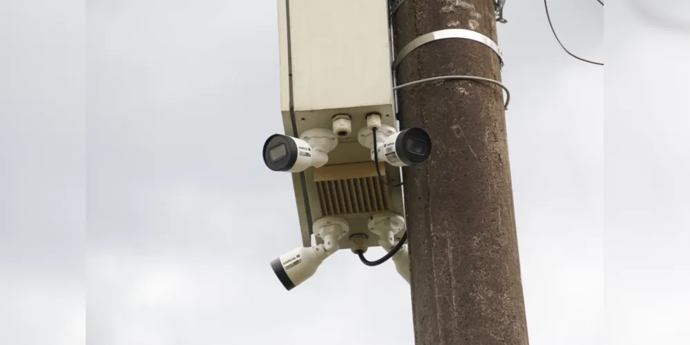 Câmeras foram instaladas pela Secretaria de Cidadania e Segurança Pública.
