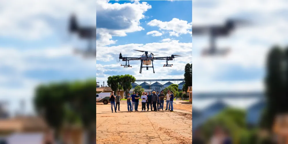 O curso com o maior desconto é a “Formação de Pilotagem de Drones para a Agricultura”
