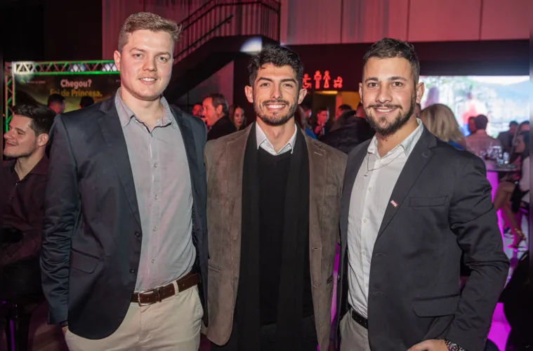 João Herche Cavasotti, Nicolas Sodoski e Carlos Dal Gobbo