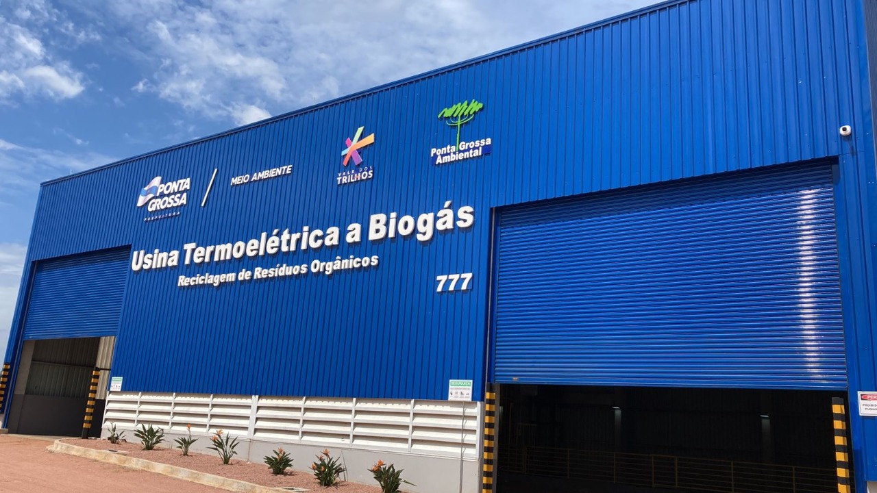 Usina Termoelétrica a Biogás, a primeira pública do Brasil, já processou 1.800 toneladas de resíduos orgânicos