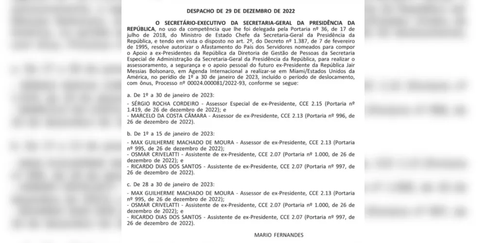 Publicação Diário Oficial da União