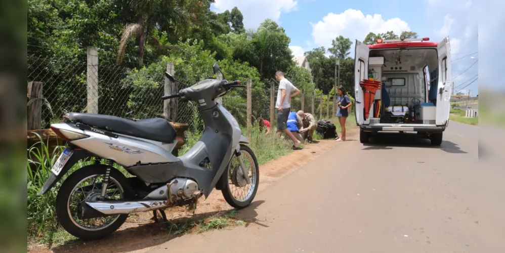 A motociclista seguia pela Avenida General Bonde quando foi atingida