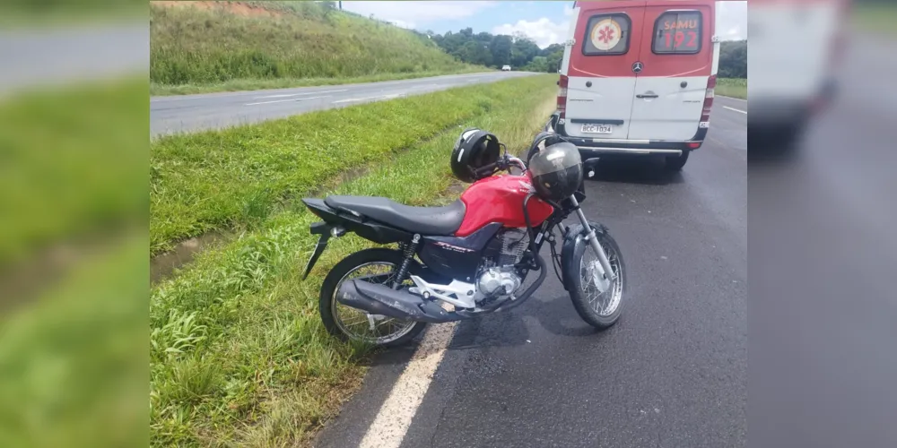 O Samu foi acionado para atender a ocorrência