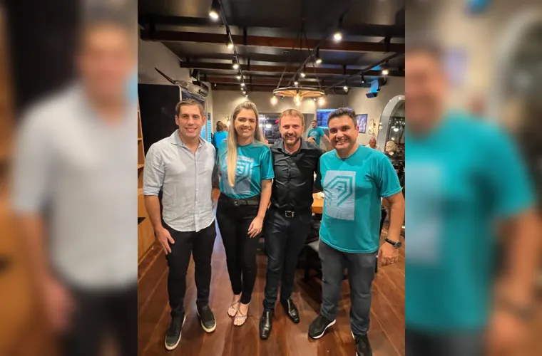 Eduardo Manente, Lidiane, Neodir Backes e Mauricio Antunes