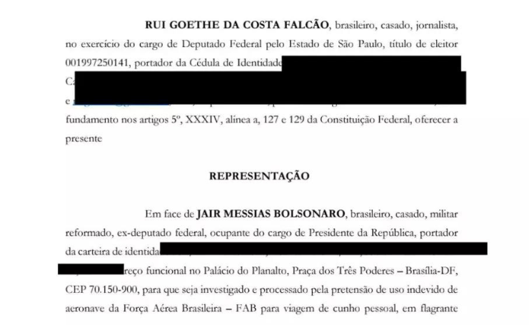 Imagem ilustrativa da imagem Deputado aciona Justiça para impedir viagem de Bolsonaro a Miami