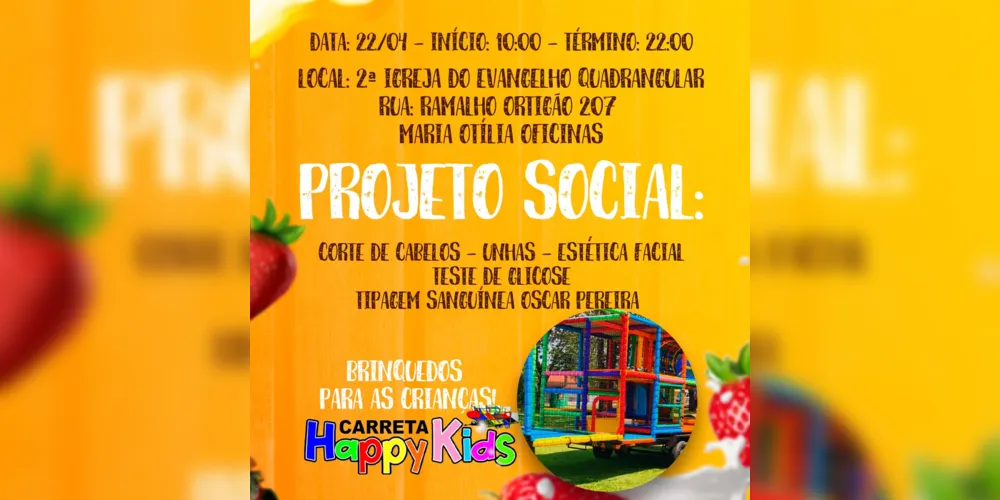 Imagem ilustrativa da imagem Igreja de PG promove feira gastronômica e ação social