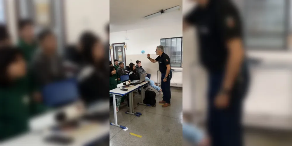 Palestra realizada no dia 28 de abril