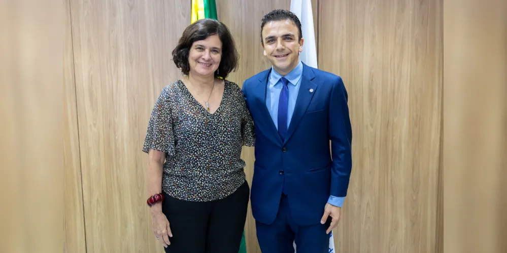 Aliel Machado se reuniu com a ministra da Saúde, Nísian Trindade