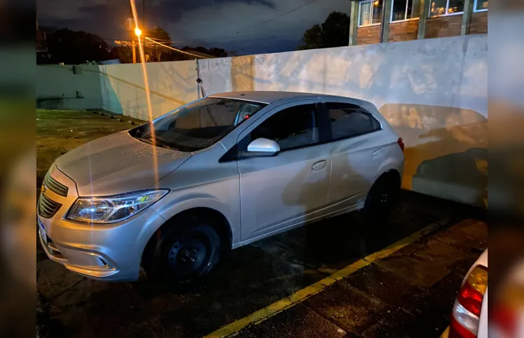 A droga estava em um veículo Ônix