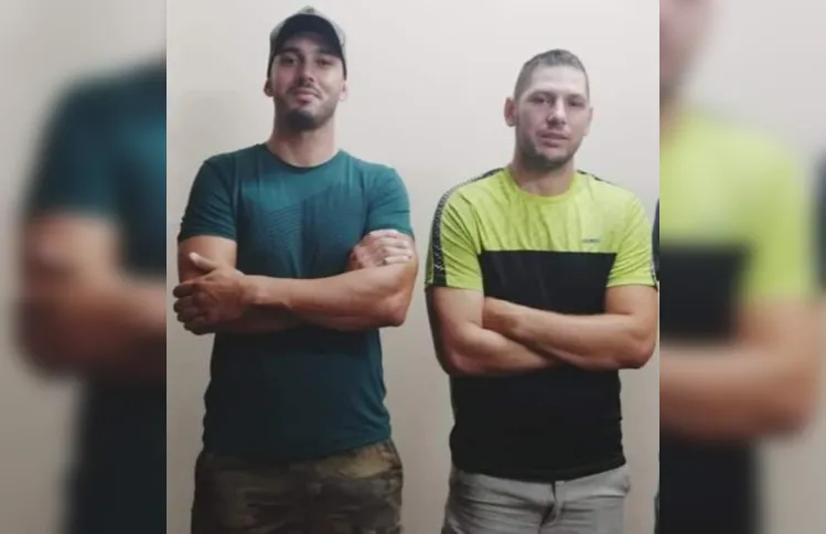 Lucas Daniel Rosa e Michell Adans Puchta participam do evento
