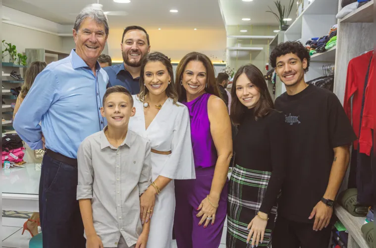Edilson Gorte, Flávio Gorte, Nane Gorte, Murillo Gorte, Patricia Gorte, Julia Gorte e Fernando Pereira