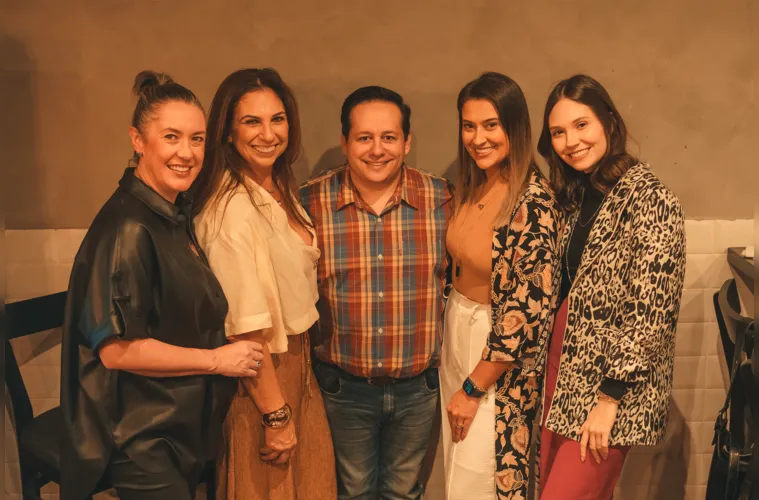 Paula Campagnoli, Patricia Gorte, este colunista, Nane Gorte e Julia Gorte