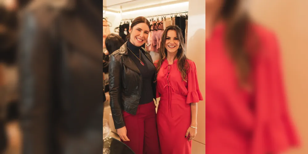 Driellen Zarpellon e Ana Rita Rocha Brandalize