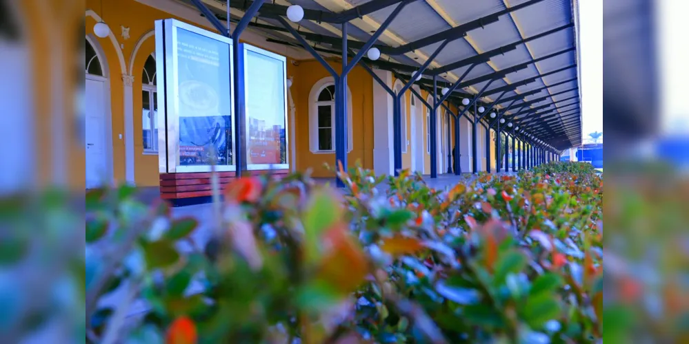 Foto mostra a beleza dos detalhes da Estação Saudade