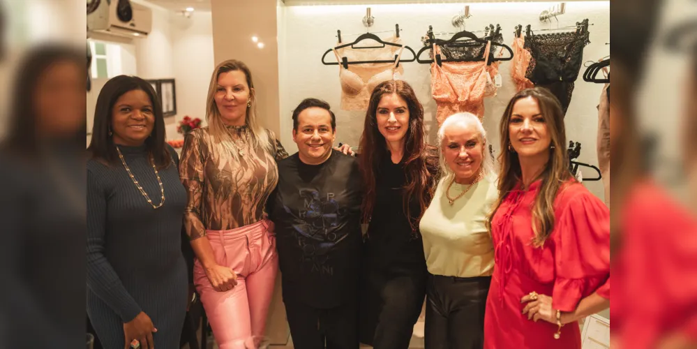 Rosemery Czelusniak, Marietje Veldhuis, este colunista, Renata Regis Florisbelo, Jerusa Ribas e Ana Rita Rocha Brandalize