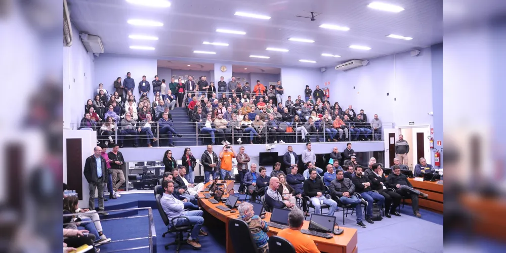 O o evento contou com a população ponta-grossense e representantes da sociedade civil organizada.