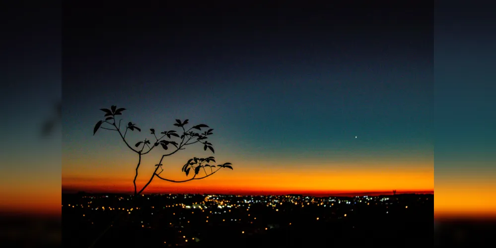 Pôr do sol da 'Princesa dos Campos Gerais'