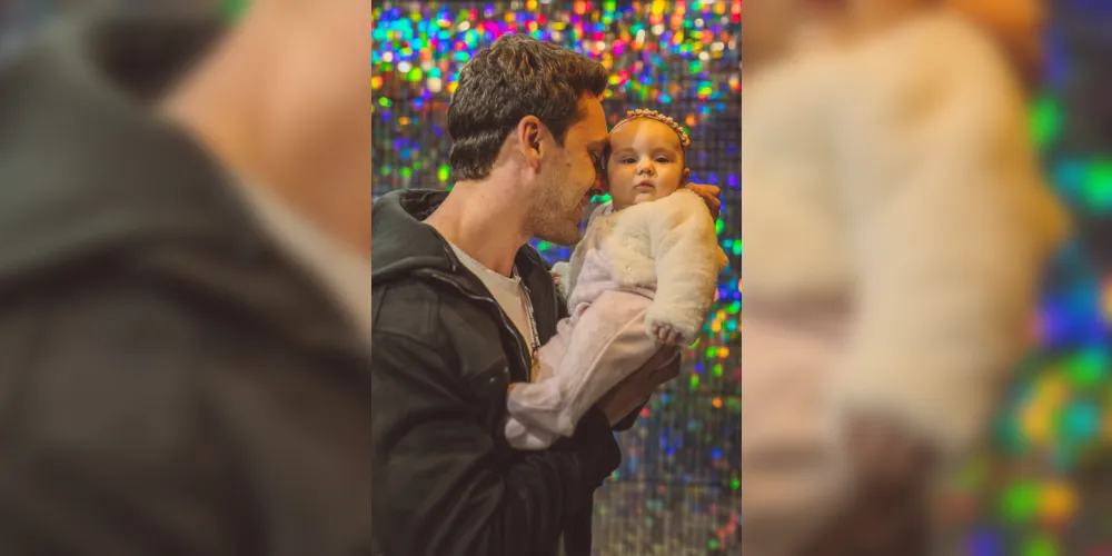 Gustavo Salem e sua filha Giovana Salem de Geus