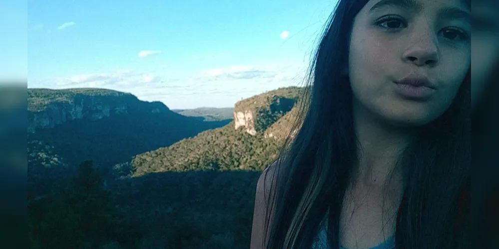 Fotografia em um ponto turístico da cidade de Jaguariaíva - Vale do Codó