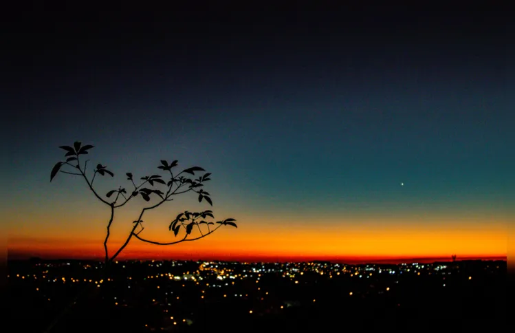 Pôr do sol da 'Princesa dos Campos Gerais'