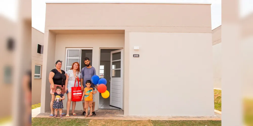 Casas foram entregues no último sábado, 7 de outubro