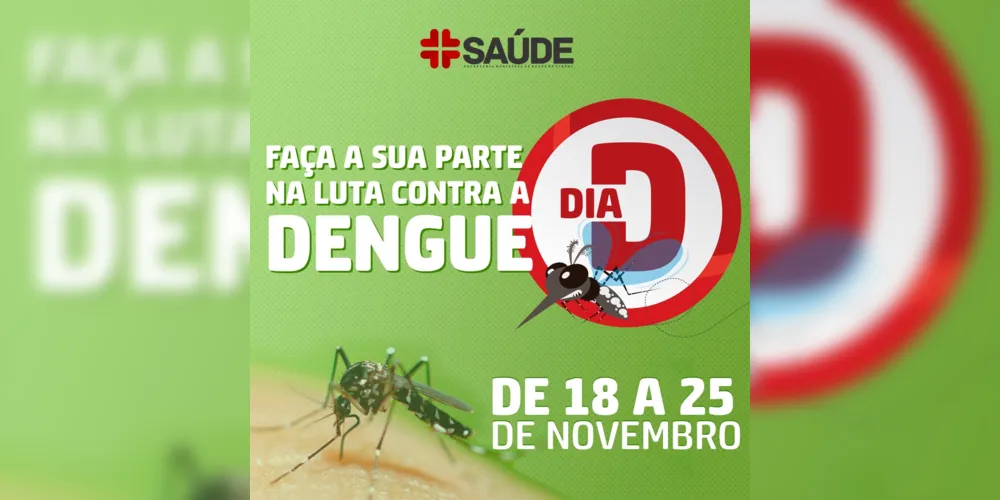 A Prefeitura de Tibagi realizou entre os dias 18 a 25 de novembro ações alusivas ao “Dia D” de combate à dengue.
