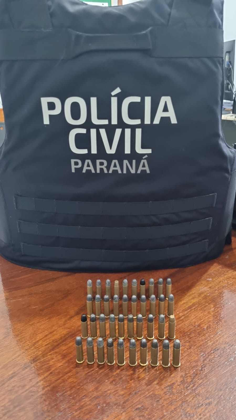 Munições foram encontradas na casa onde o homem estava