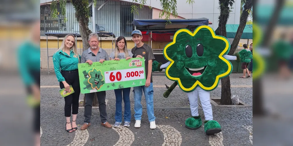 Premiação já foi entregue ao ganhador