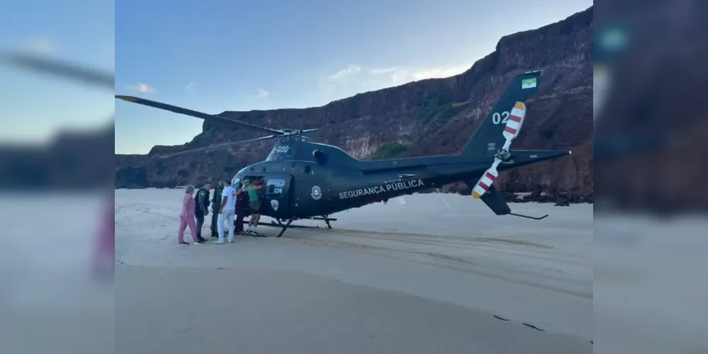 A outra mulher que estava no quadriciclo foi transportada pelo helicóptero da Secretaria Estadual de Segurança Pública para o Pronto-socorro Clóvis Sarinho, em Natal