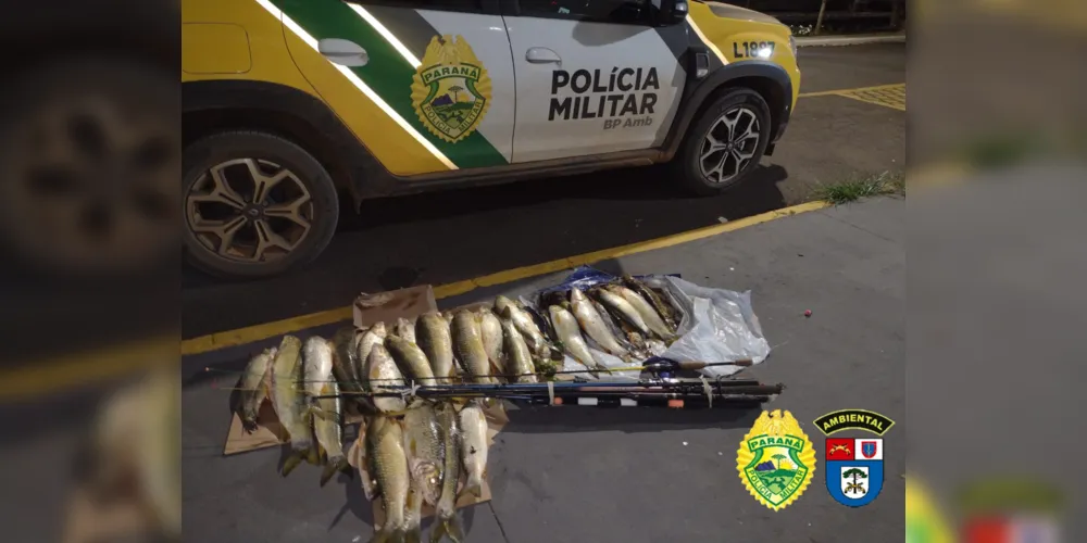 Imagem ilustrativa da imagem Polícia Ambiental apreende materiais de pesca predatória no PR