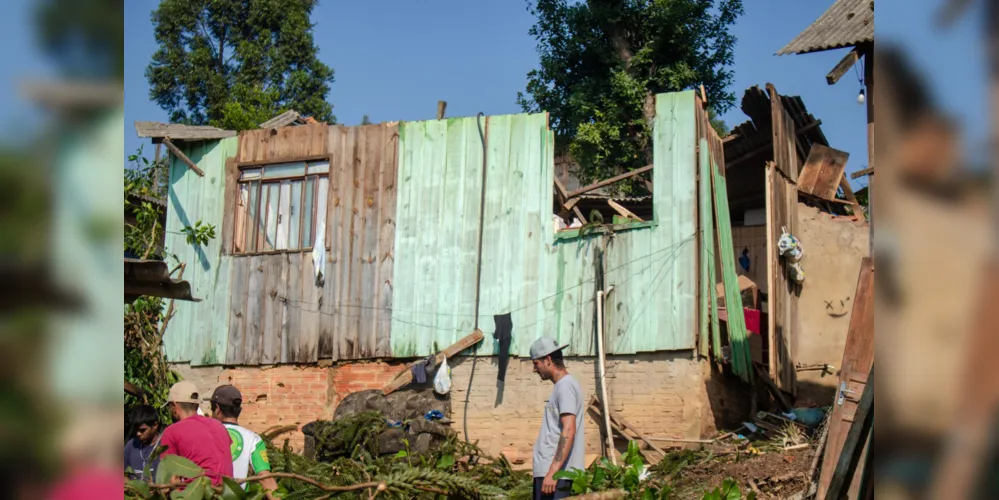 A nova casa foi construída no próprio terreno da família, na Vila São José