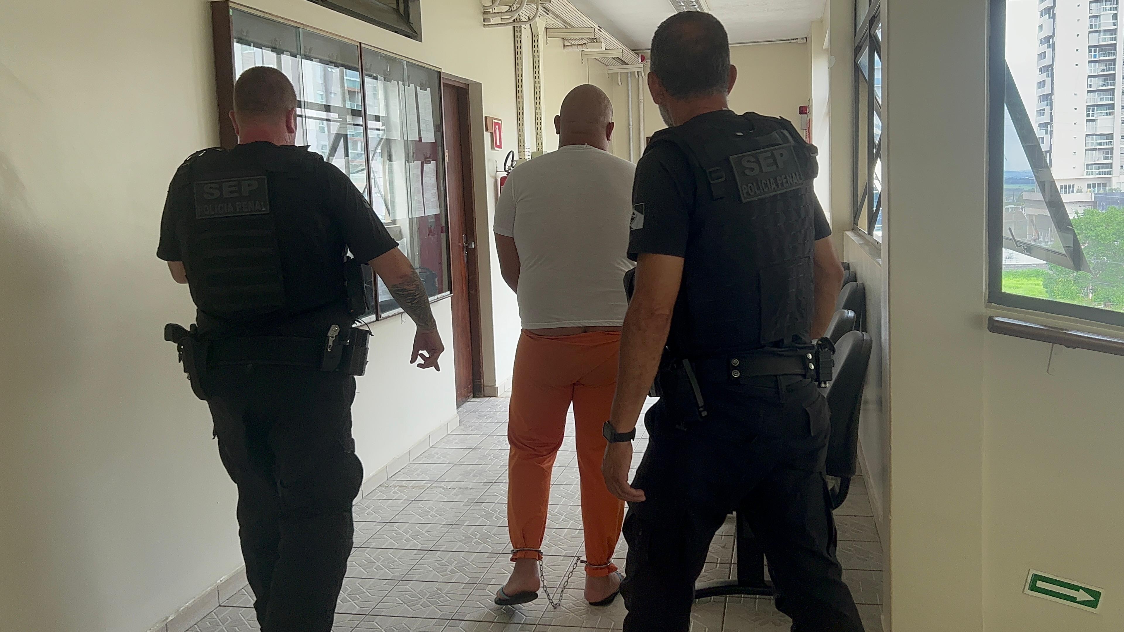 Audiência de custódia do acusado ocorreu na tarde desta quarta-feira (17) na 3ª Vara Criminal de Ponta Grossa.