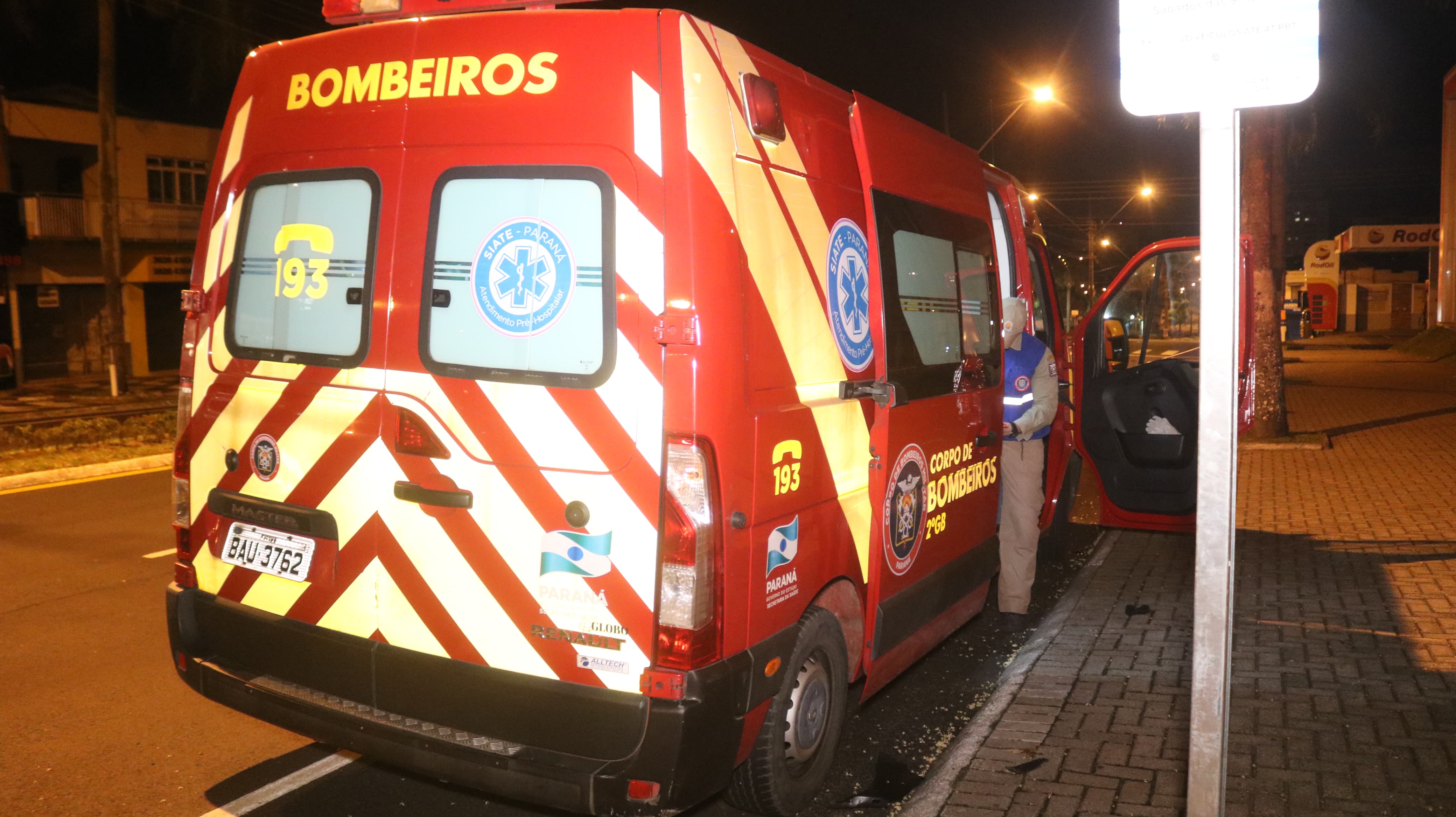 Vítima foi  encaminhada pela ambulância do Siate para a UPA Santa Paula.