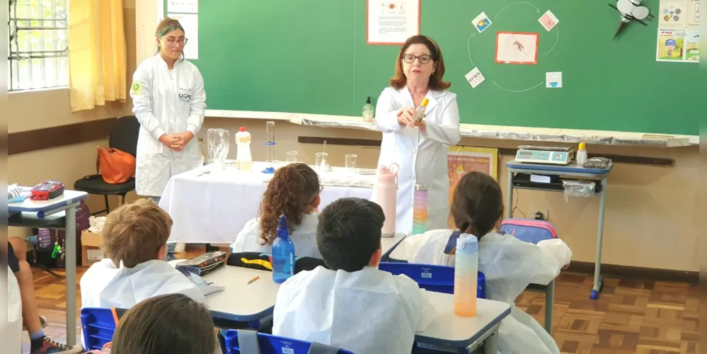 Em cada CMEI ou Escola, diversas atividades estão sendo realizadas pelos alunos