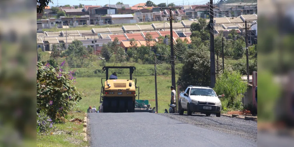 Pavimentação beneficiará os moradores da região