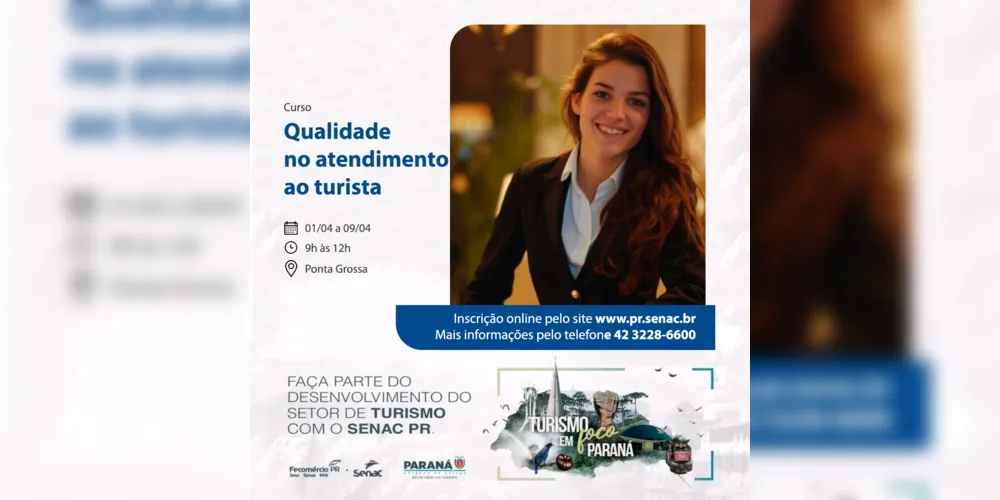 O curso, que tem duração de 21 horas, será realizado de 1º a 9 de abril, de segunda à sexta-feira, das 9h às 12h