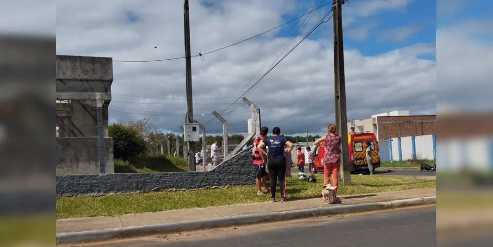 Vítimas graves estavam na motocicleta