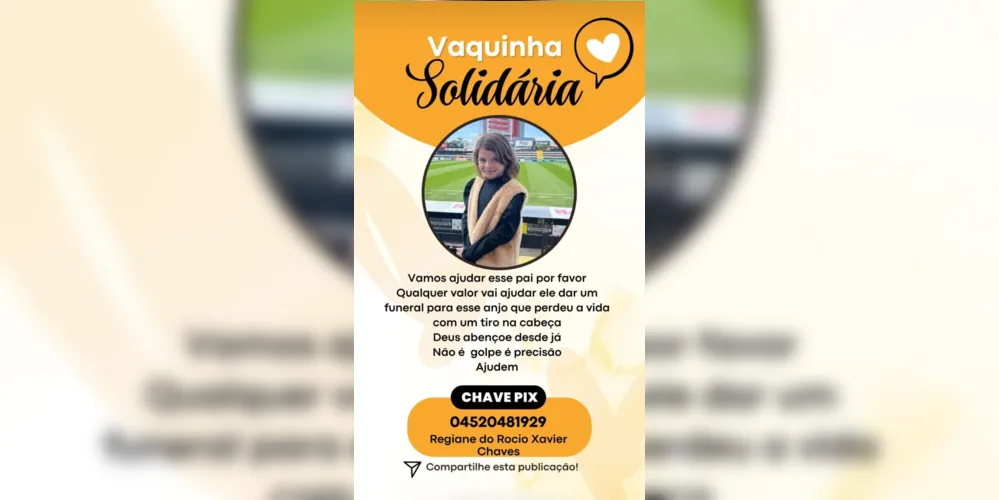 Campanha foi compartilhada nas redes sociais